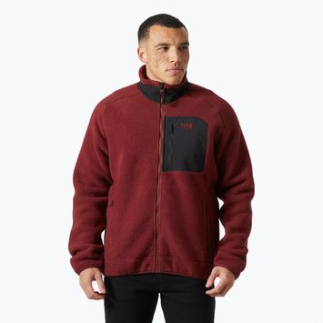 Pánská mikina Helly Hansen Panorama Pile Block mars red