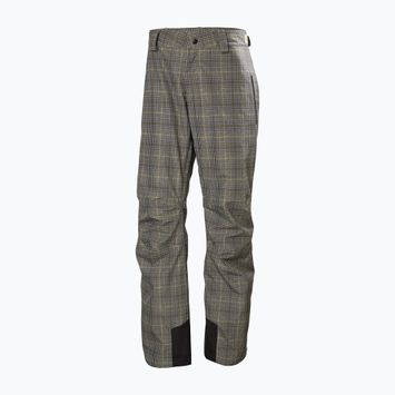 Pánské lyžařské kalhoty Helly Hansen Legendary Insulated pebble broxburn plaid aop