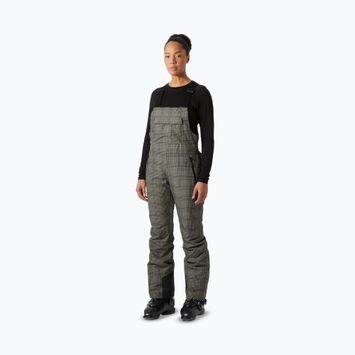 Dámské lyžařské kalhoty Helly Hansen Legendary Insulated Bib pebble broxburn plaid aop