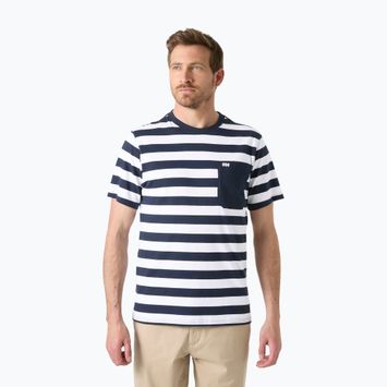Pánské tričko Helly Hansen Hudson navy stripe
