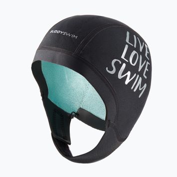 Neoprenová plavecká čepice  BuddySwim Trilaminate Warmth 2.5 mm black