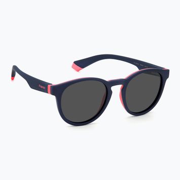 Dětské sluneční brýle Polaroid PLD 8048/S blue pink/grey polarized