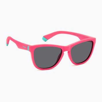 Dětské sluneční brýle Polaroid PLD 8056/S matte pink/grey polarized
