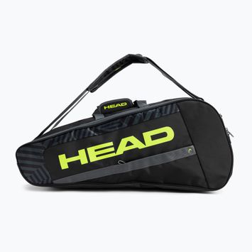 Tenisová taška HEAD Base L černá/žlutá 261403
