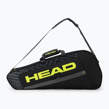 Tenisová taška HEAD Base S černá/žlutá 261423