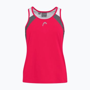 HEAD Club 22 Tech dámské tenisové tričko červené 814431