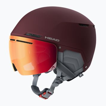 Dámská lyžařská helma  HEAD Cinema Pro W berry/red yellow
