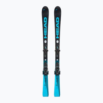 Dětské sjezdové lyže  HEAD WC e.Race Team SW JRS + vázání Jrs 7.5 GW CA black/blue