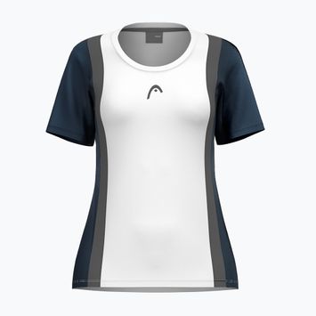 Dámské tenisové tričko HEAD Club 25 Tech W navy/white