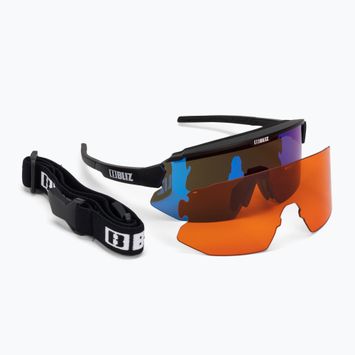 Bliz Breeze Small S3+S2 matné černé / hnědé modré multi / oranžové 52212-13 cyklistické brýle