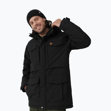 Pánská péřová bunda Fjällräven Nuuk Parka černá F86668