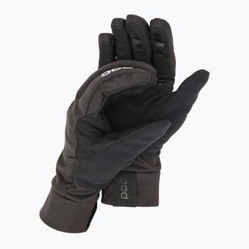 Cyklistické rukavice POC Essential Softshell Glove uranium black