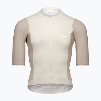 Pánský cyklistický dres  POC Cadence Jersey okenite off-white