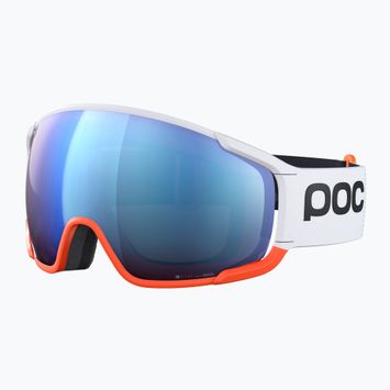 Lyžařské brýle POC Zonula Race hydrogen white/zink orange/partly blue