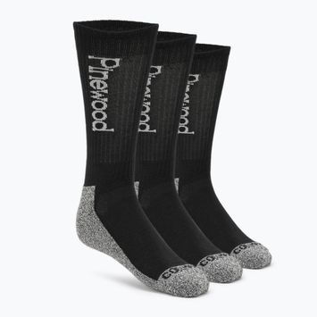Pinewood Coolmax Medium trekingové ponožky 2 páry černé