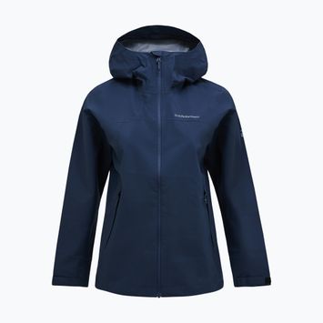 Dámská bunda do deště Peak Performance Trail Hipe Shell Jacket blue shadow