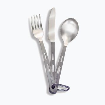 Příbory Optimus Titanium 3-Piece Cutlery Set stříbrné 8016286