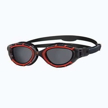 Plavecké brýle Zoggs Predator Flex Polarized red/ black/ smoke polarized