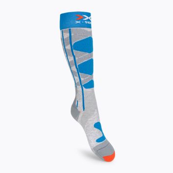 Dámské lyžařské ponožky X-Socks Ski Control 4.0 šedo-modré XSSSKCW19W
