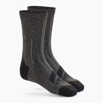 Trekové ponožky X-Socks Hike Perform Merino Crew black/charcoal black