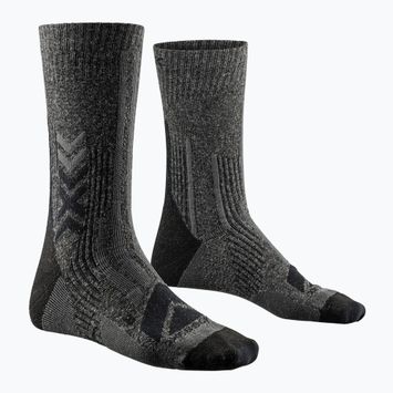 Trekové ponožky X-Socks Hike Perform Merino Crew black/charcoal black