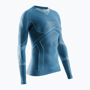 Dámské termo tričko longsleeve X-Bionic Energy Accumulator Light Shirt mineral blue / arctic white