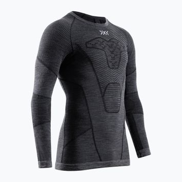 Pánské termo tričko longsleeve X-Bionic Symbio Merino Shirt rhino grey