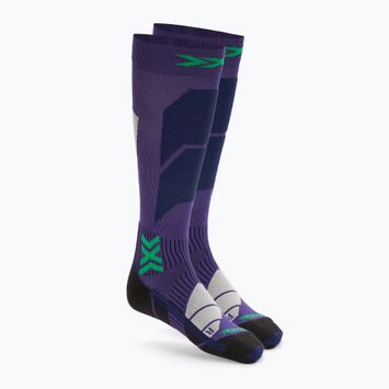 Dámské lyžařské ponožky X-Socks Ski Perform Otc deep purple/light sand