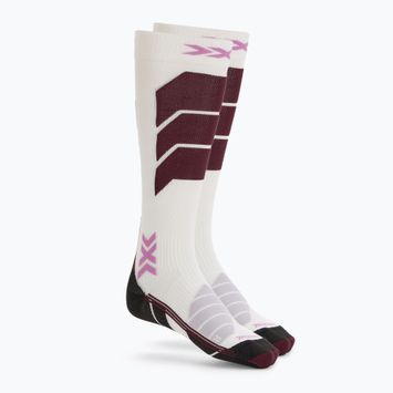 Dámské lyžařské ponožky X-Socks Ski Expert Otc x white/lavender