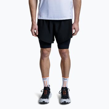 Pánské běžecké šortky X-Bionic Efektor 2v1 x black/x black