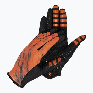 Pánské cyklistické rukavice SCOTT Traction braze orange/black