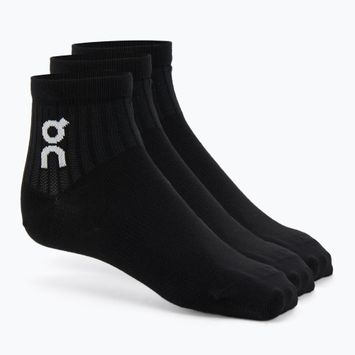 Ponožky On Logo Sock Mid 3 pary black