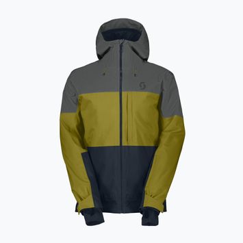 Pánská lyžařská bunda SCOTT Ultimate Dryo 10 shadow grey/meadow green