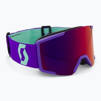 Lyžařské brýle SCOTT Shield deep purple/solar red chrome