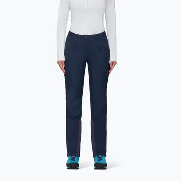 Dámské softshellové kalhoty MAMMUT Aenergy IN Hybrid navy blue