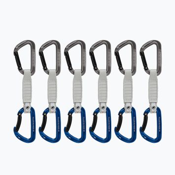 Lezecké expresky Mammut Workhorse Keylock 12 cm Quickdraws 6 ks grey/blue