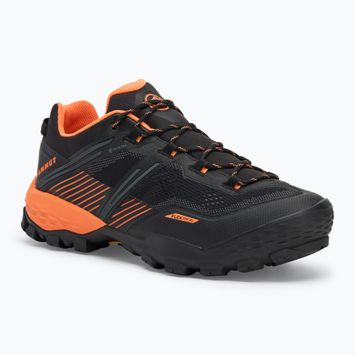 Pánské trekové boty Mammut Ducan II Low GTX black/ dark tangerine