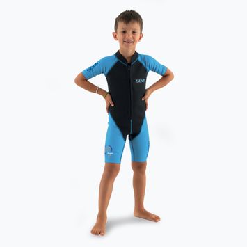 Dětský neopren SEAC Shorty Dolphin 1,5 mm black/blue