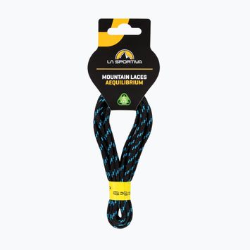 Tkaničky do bot La Sportiva Mountain Aequilibrium black/malibu blue