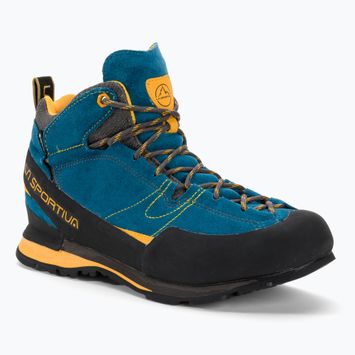 Pánské trekové boty La Sportiva Boulder X Mid blue/yellow