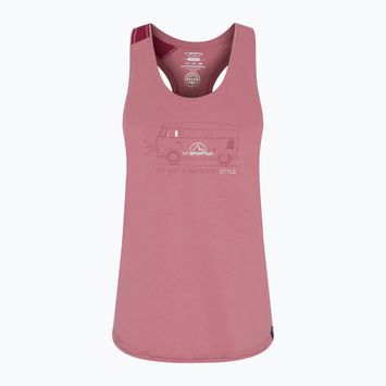 Dámské lezecké tričko La Sportiva Van Tank růžové I30405405