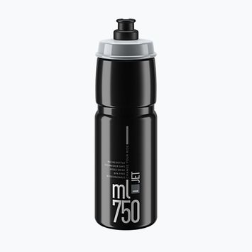 Cyklistická láhev Elite Jet 750 ml black/grey logo