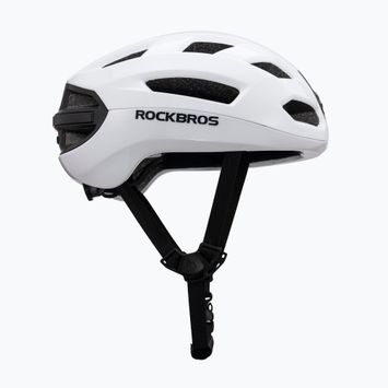 Cyklistická helma Rockbros 100036002 With Remote Control and Warning Light white