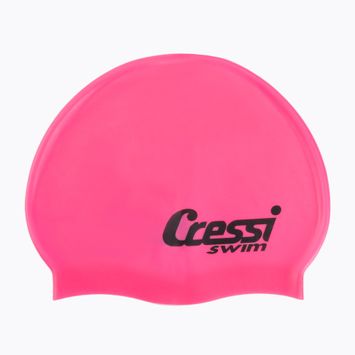 Dětská silikonová čepice Cressi růžová XDF220