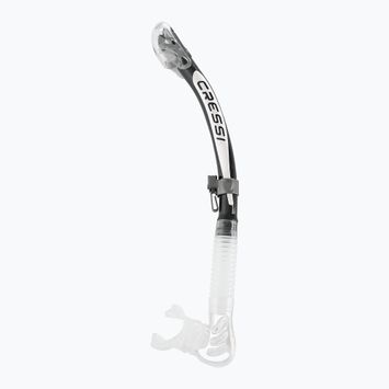 Šnorchl Cressi Alpha Ultra Dry clear/black/white