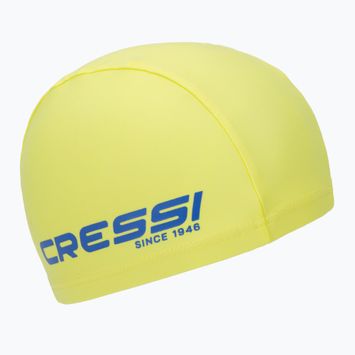 Plavecká čepice dziecięcy Cressi Tago lime/blue