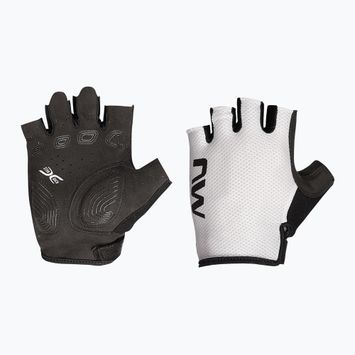 Pánské cyklistické rukavice Northwave Active Short Finger light grey