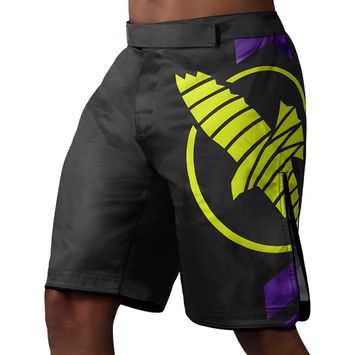 Hayabusa Icon Fight MMA šortky černo-žluté ICFS-BK-L