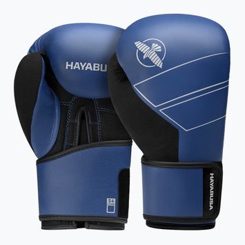 Boxerské rukavice Hayabusa S4 Leather blue