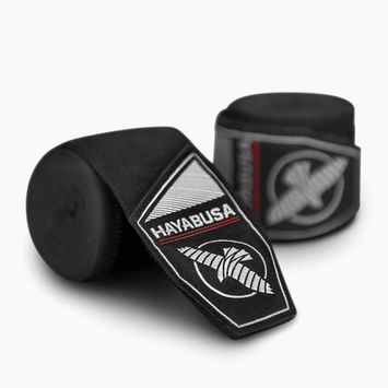 Boxerské bandáže Hayabusa Perfect Stretch Youth Boxing Hand Wraps 450 cm black